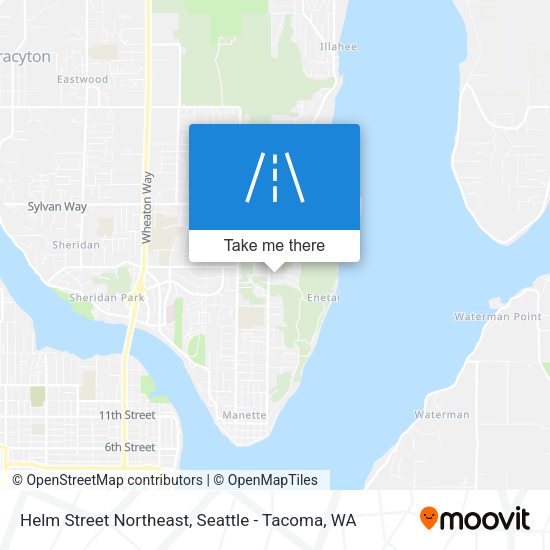 Mapa de Helm Street Northeast