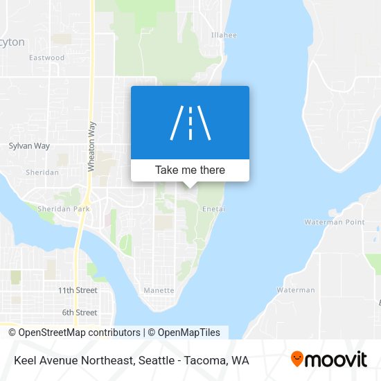 Keel Avenue Northeast map