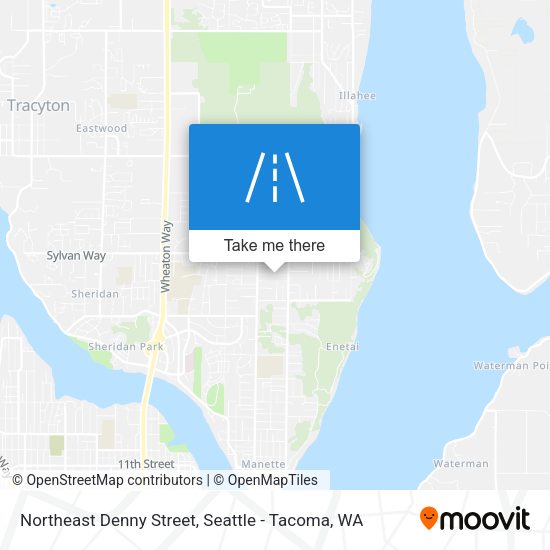Northeast Denny Street map