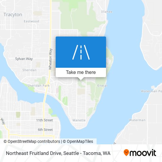 Mapa de Northeast Fruitland Drive