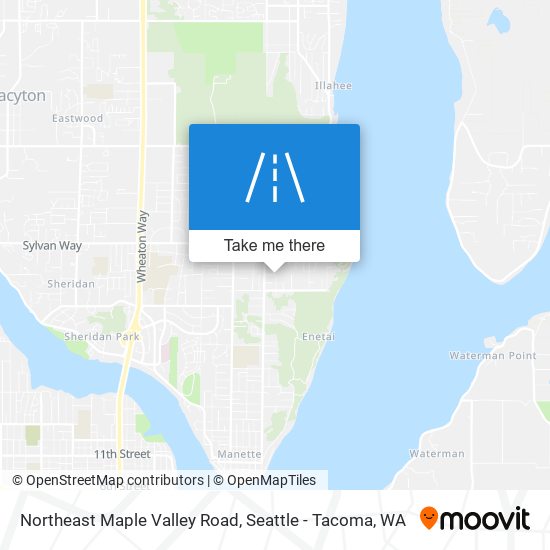 Mapa de Northeast Maple Valley Road