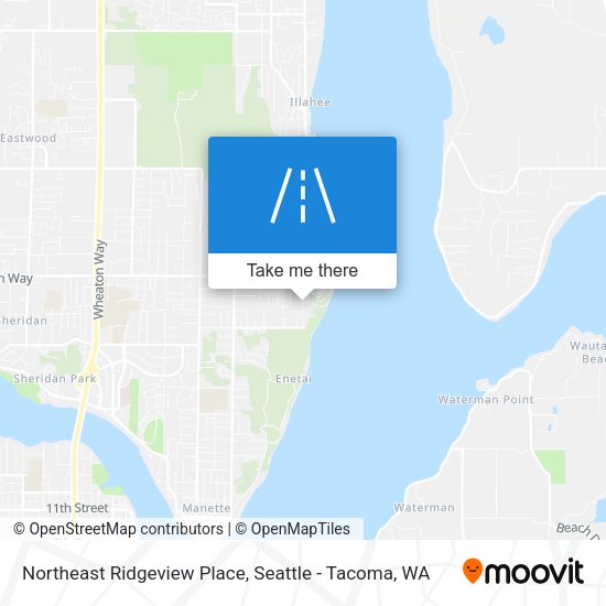 Mapa de Northeast Ridgeview Place