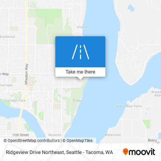 Mapa de Ridgeview Drive Northeast