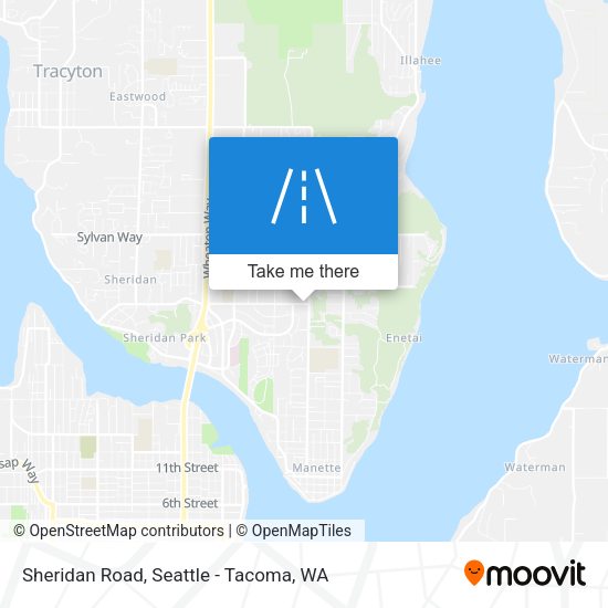 Sheridan Road map