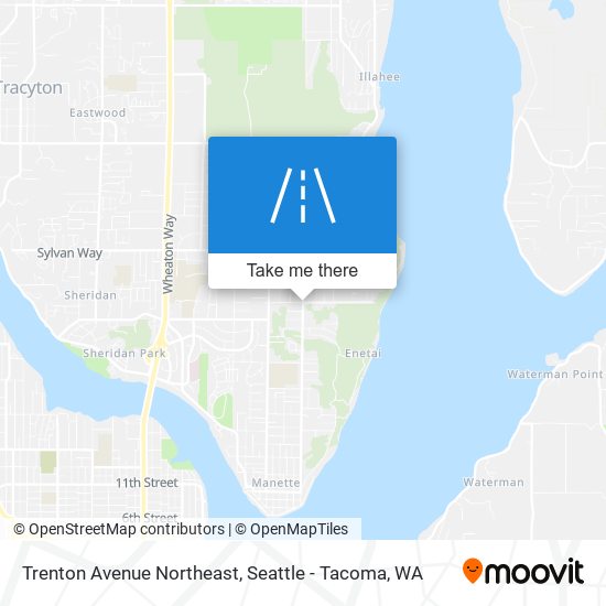 Trenton Avenue Northeast map