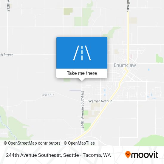 244th Avenue Southeast map