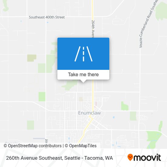 260th Avenue Southeast map