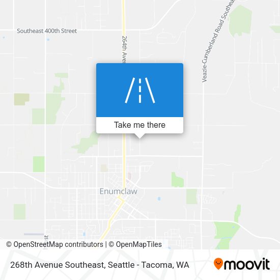 268th Avenue Southeast map