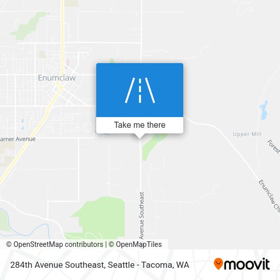 284th Avenue Southeast map