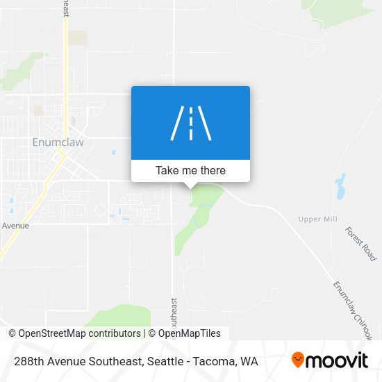Mapa de 288th Avenue Southeast