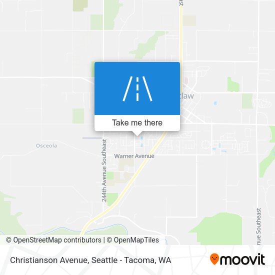 Christianson Avenue map