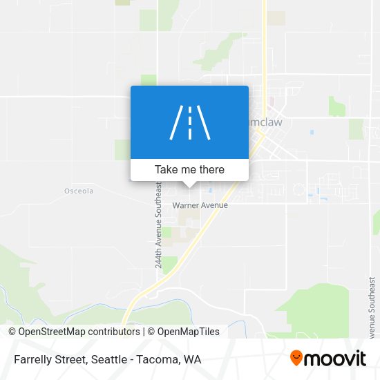 Mapa de Farrelly Street