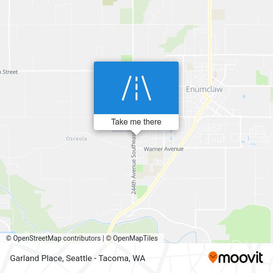 Garland Place map
