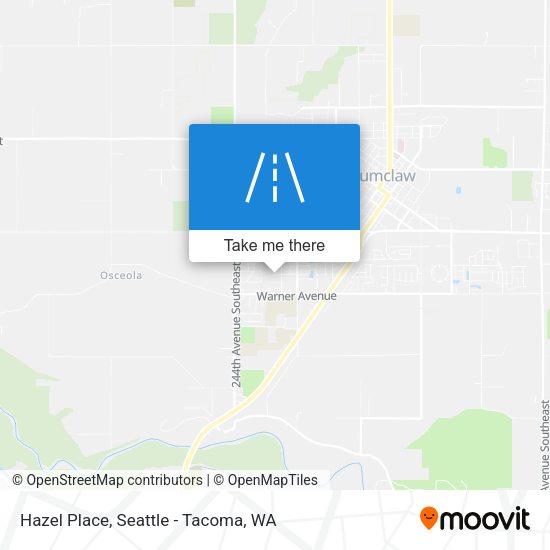 Hazel Place map