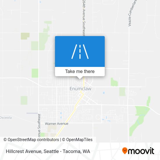 Mapa de Hillcrest Avenue