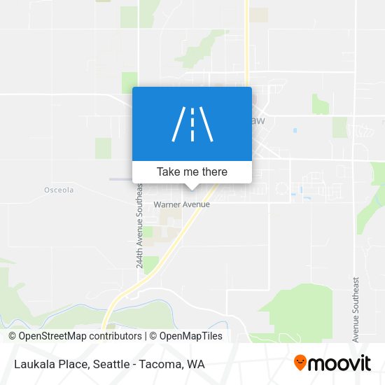Laukala Place map