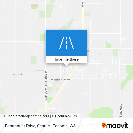 Paramount Drive map
