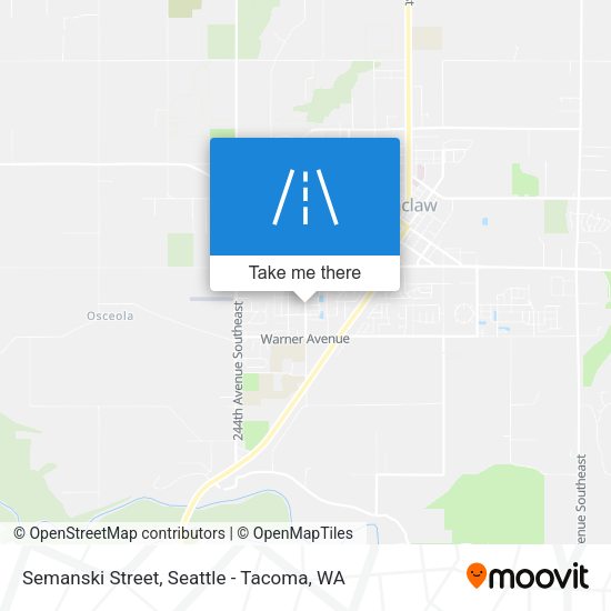 Semanski Street map