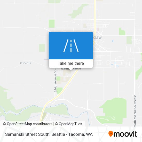 Mapa de Semanski Street South