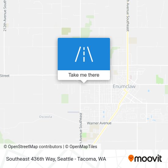 Southeast 436th Way map