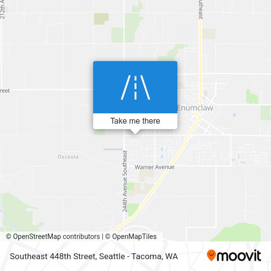 Mapa de Southeast 448th Street