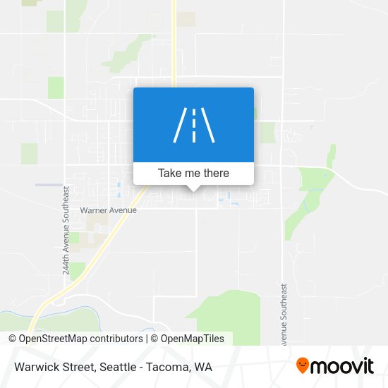 Warwick Street map