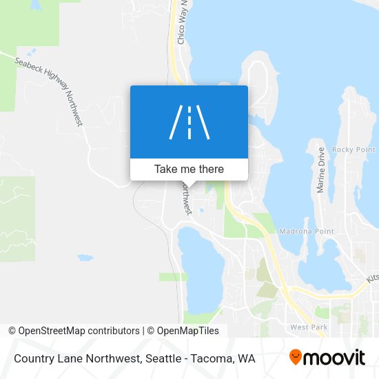 Mapa de Country Lane Northwest