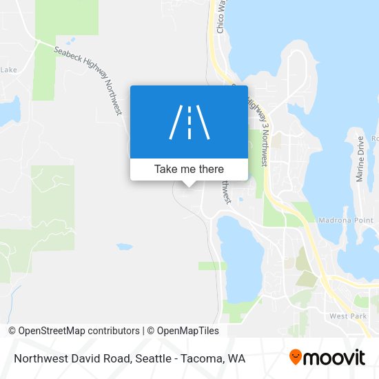 Mapa de Northwest David Road