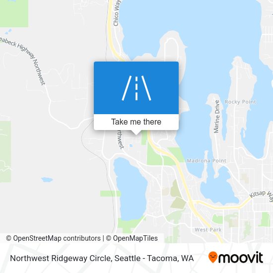 Northwest Ridgeway Circle map