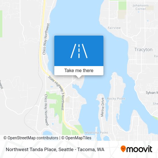 Mapa de Northwest Tanda Place