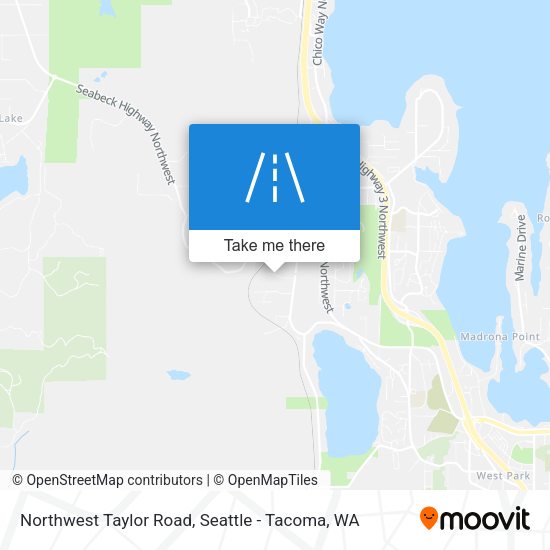 Northwest Taylor Road map