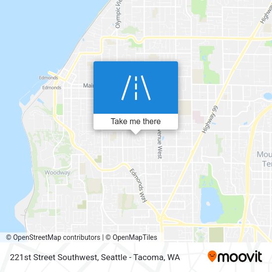 221st Street Southwest map