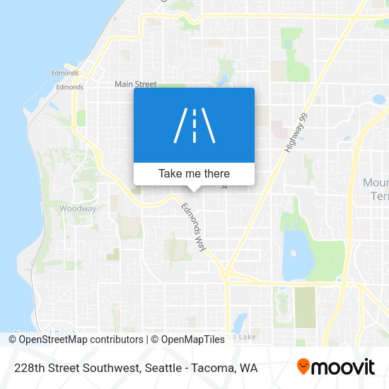 228th Street Southwest map