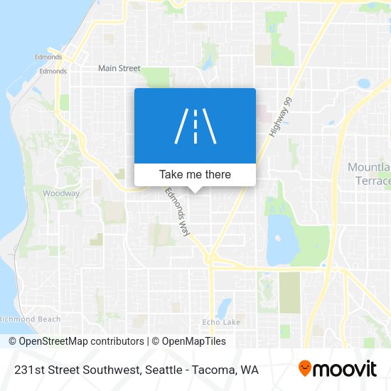 231st Street Southwest map