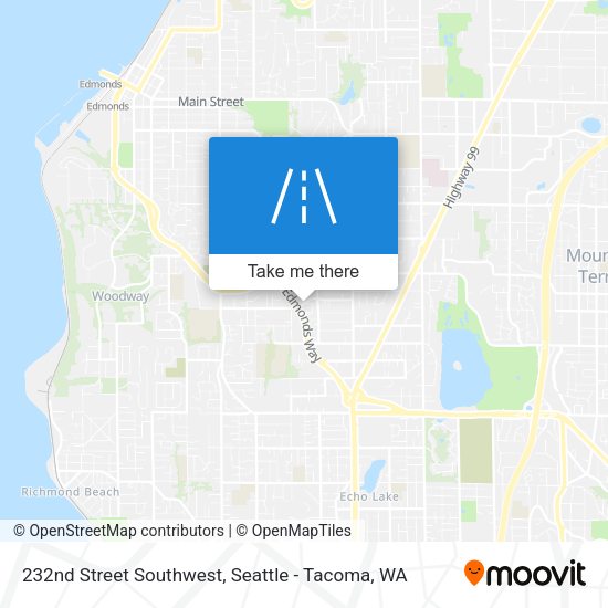 232nd Street Southwest map