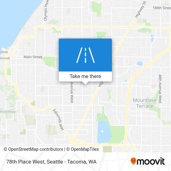Mapa de 78th Place West