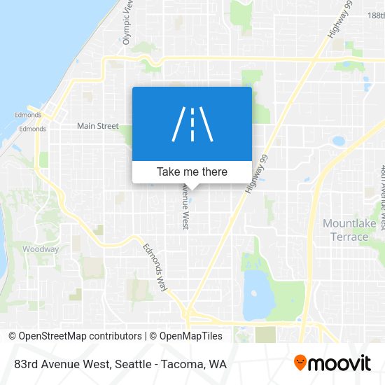 83rd Avenue West map