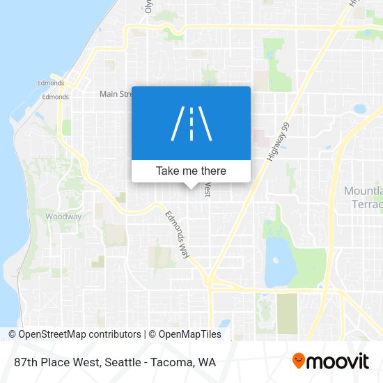 Mapa de 87th Place West