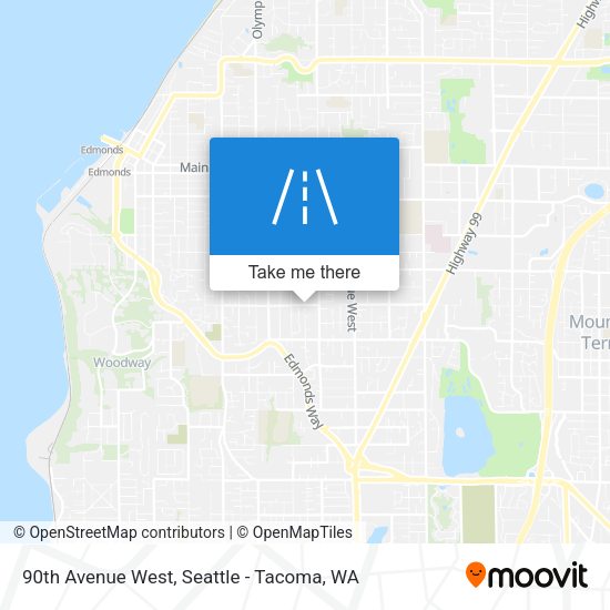 Mapa de 90th Avenue West