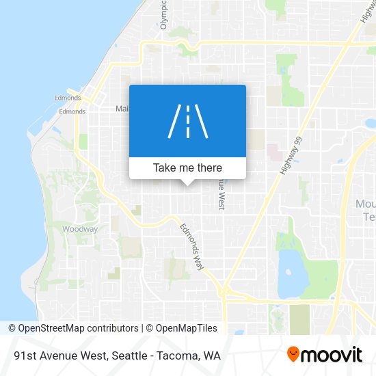 Mapa de 91st Avenue West