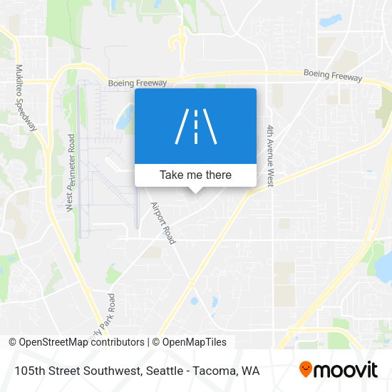 105th Street Southwest map