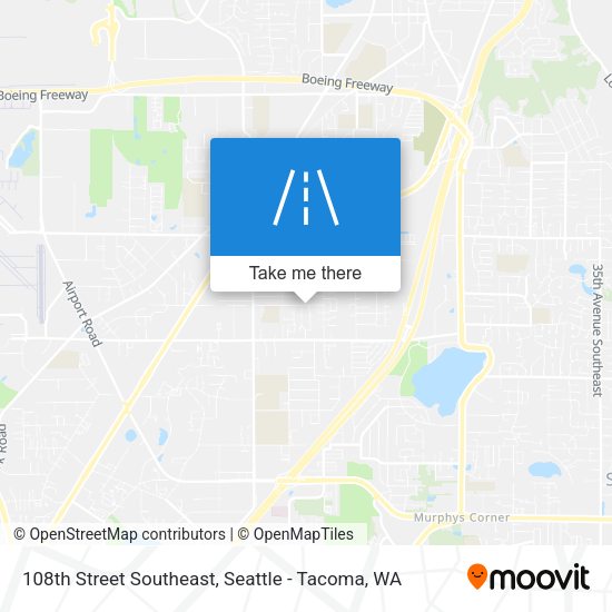 108th Street Southeast map