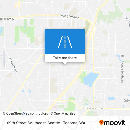 109th Street Southeast map