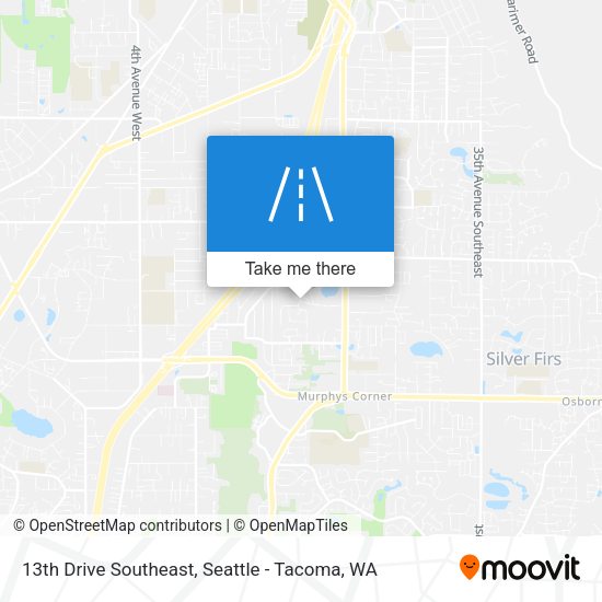 Mapa de 13th Drive Southeast