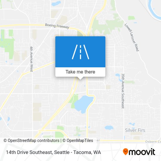14th Drive Southeast map