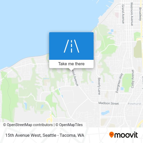 Mapa de 15th Avenue West