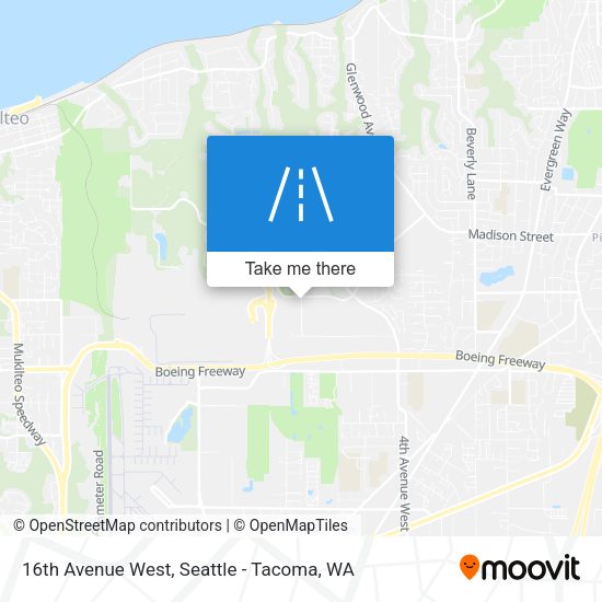 Mapa de 16th Avenue West