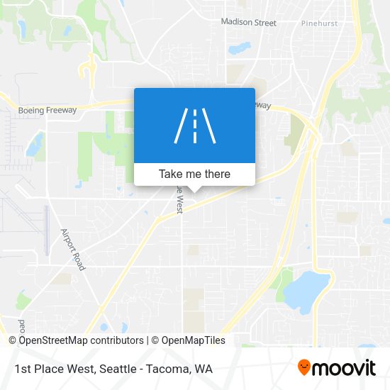 Mapa de 1st Place West