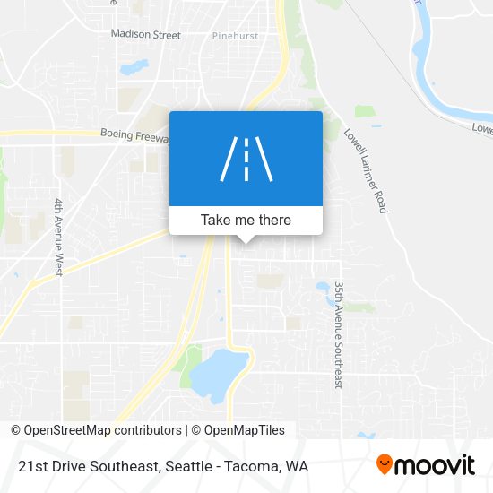 Mapa de 21st Drive Southeast