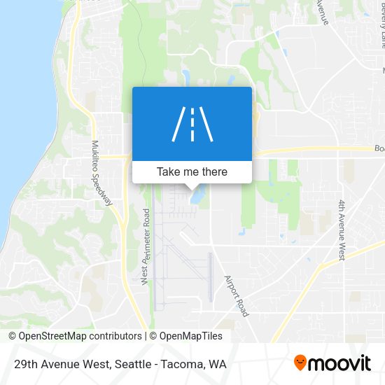 29th Avenue West map